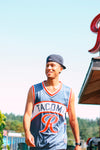 Tacoma Rainiers Official League Navy Basketball Jersey