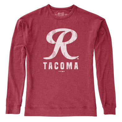 Tacoma Rainiers Retro Brand Women's Red Washed Haachi Crew