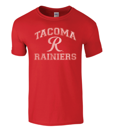 Tacoma Rainiers Red Wordmark Tee