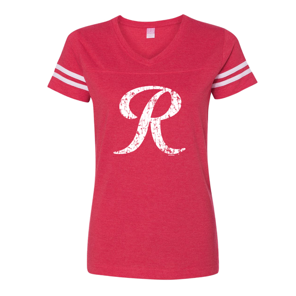 Tacoma Rainiers Women's Red R Vintage Tee