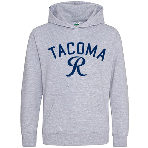 Tacoma Rainiers Youth Gray Tacoma R Hood