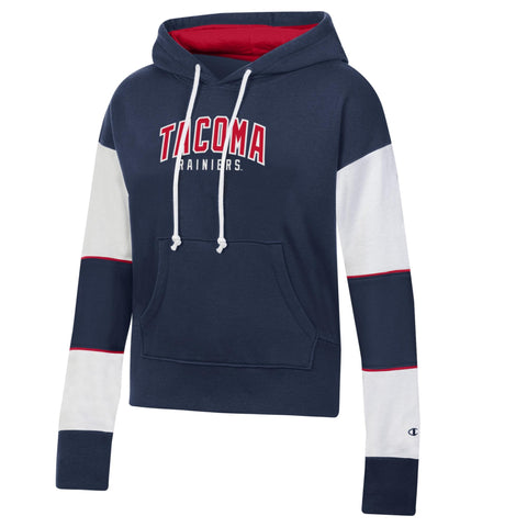 Tacoma Rainiers Champion Women's Navy Super Fan Hood