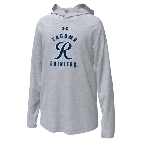 Tacoma Rainiers Under Armour Youth Grey Tech Stretch Hood