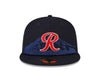 Tacoma Rainiers New Era 59Fifty Navy Red Moutain R Cap