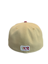 Tacoma Rainiers New Era 59Fifty Gold Red R Cap