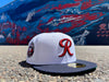 Tacoma Rainiers New Era 59Fifty White Red R Cap