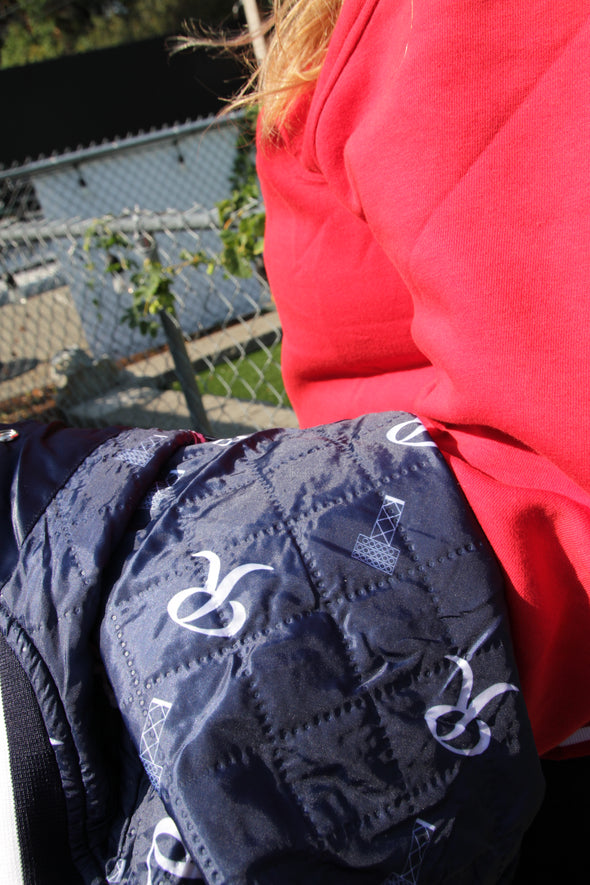 Tacoma Rainiers Official League Navy Satin Jacket