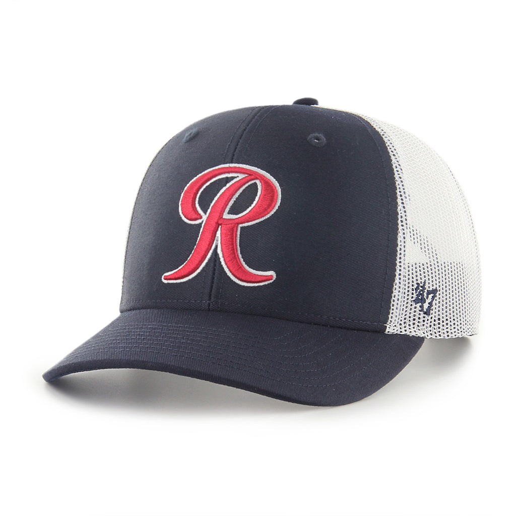 Tacoma Rainiers Baseball Mesh Strap Truckers Cap Hat Red AAA Minor Player  signed