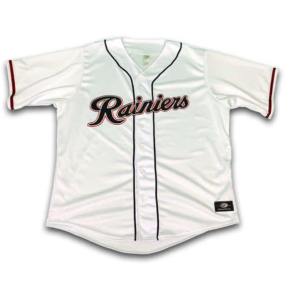 OT Sports Tacoma Rainiers Replica Youth Red Alt Jersey Y-MED