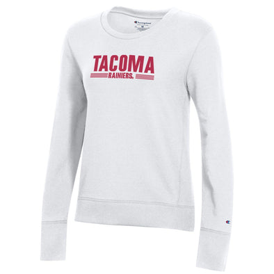 Tacoma Rainiers Champion Women's White Crew Neck