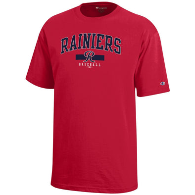 OT Sports Tacoma Rainiers Replica Youth Red Alt Jersey Y-MED