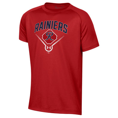Tacoma Rainiers Under Armour Youth Red Tech Tee