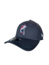 Tacoma Rainiers New Era 39Thirty Navy Slammin' Sam Flex Fit Cap