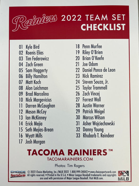 Tacoma Rainiers 2022 Team Set